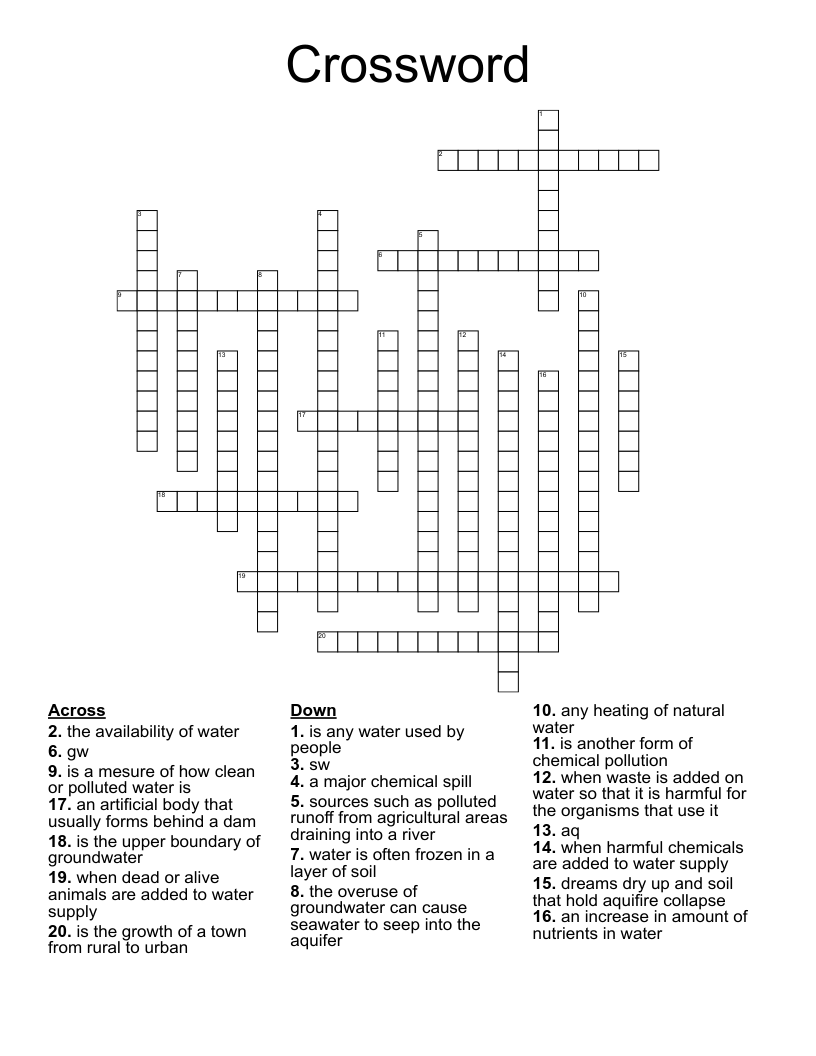 Crossword 