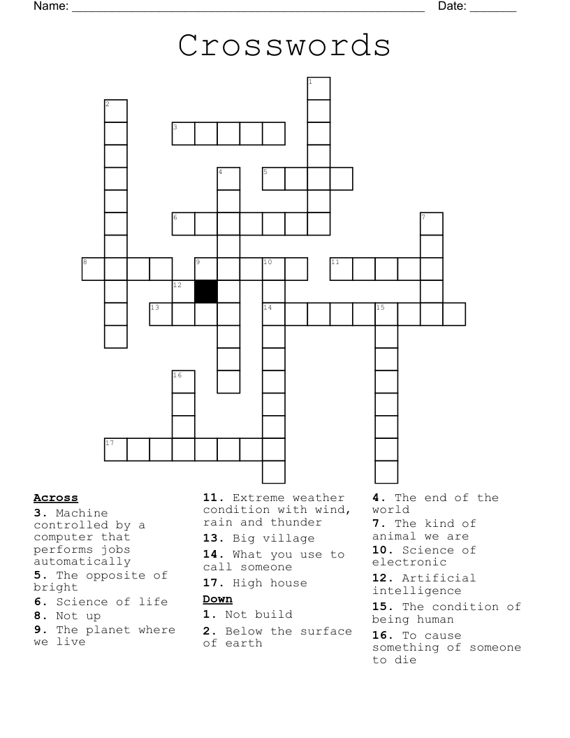 Crosswords