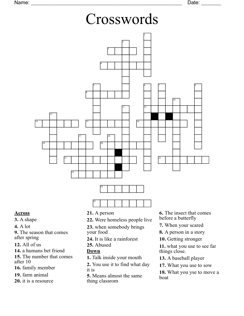 Crosswords