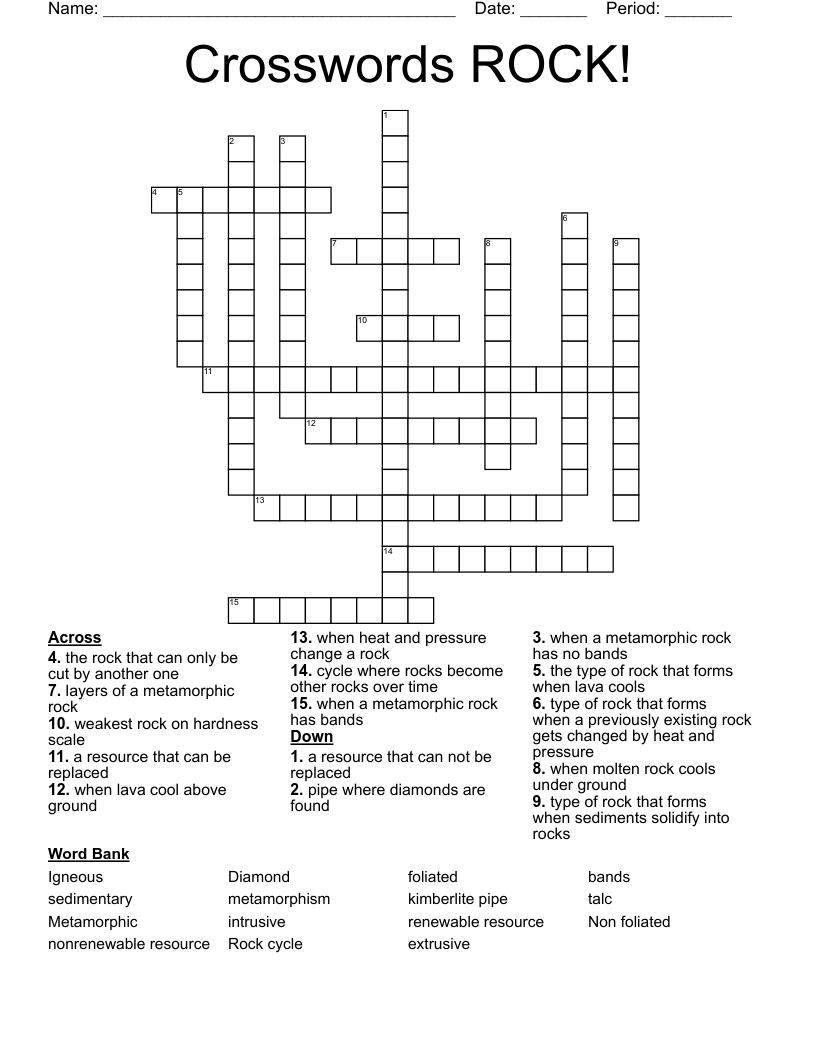 Crosswords ROCK!