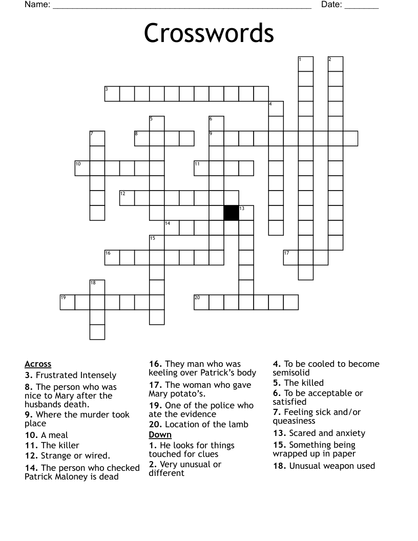 Crosswords 