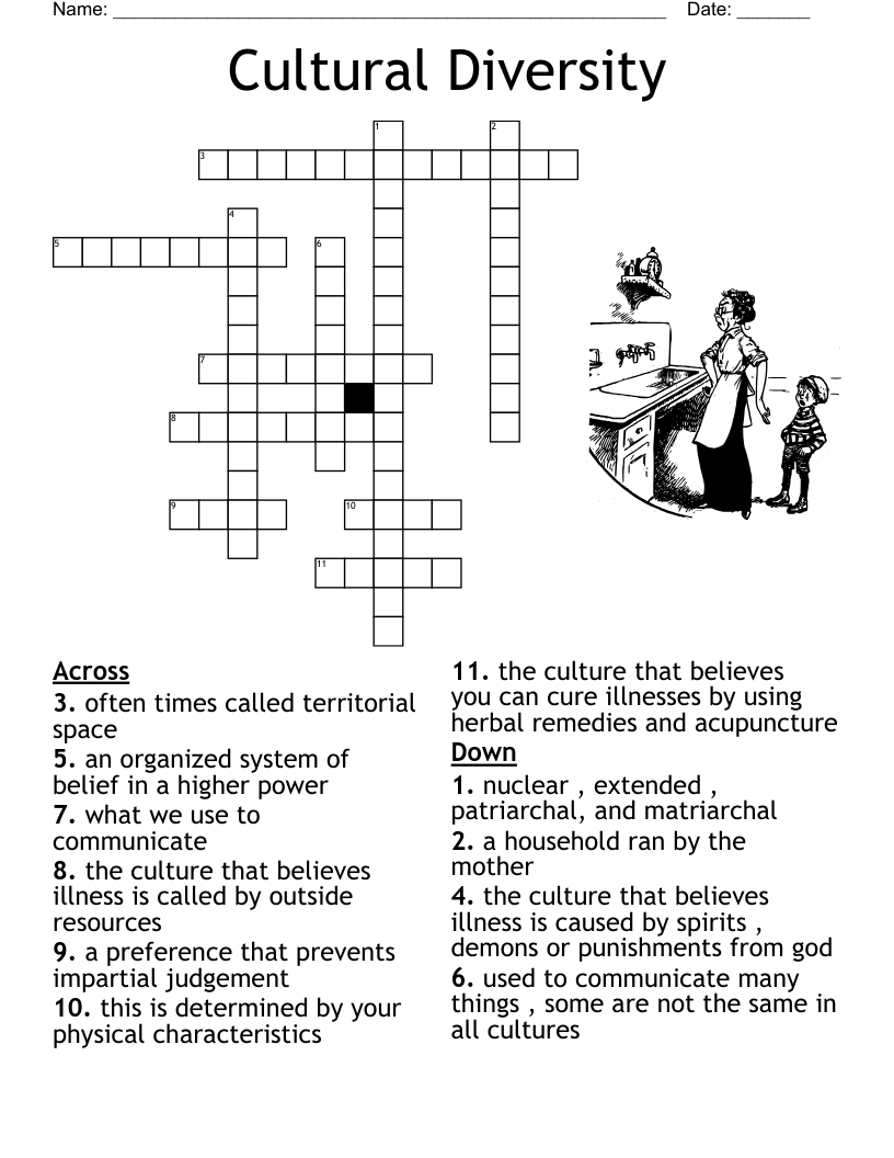 Cultural Diversity  Crossword