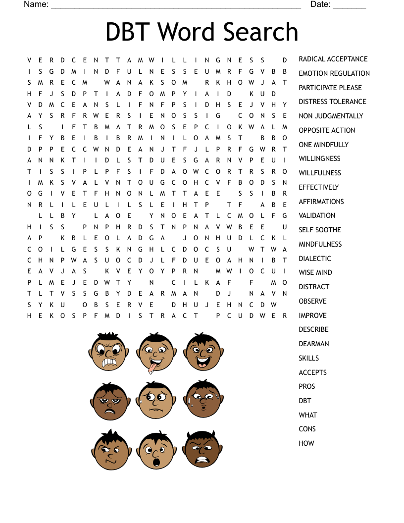 DBT Word Search