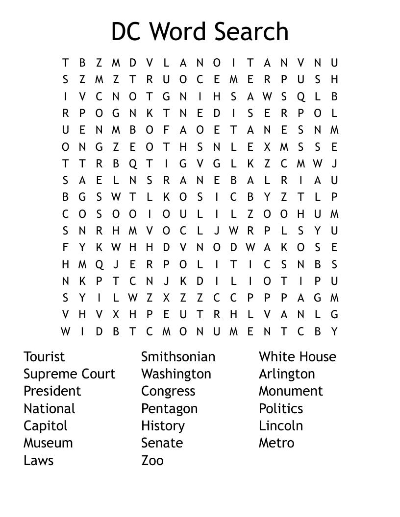 DC Word Search
