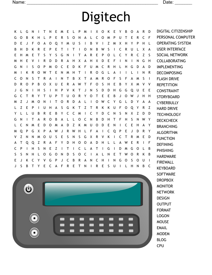 Digitech Word Search