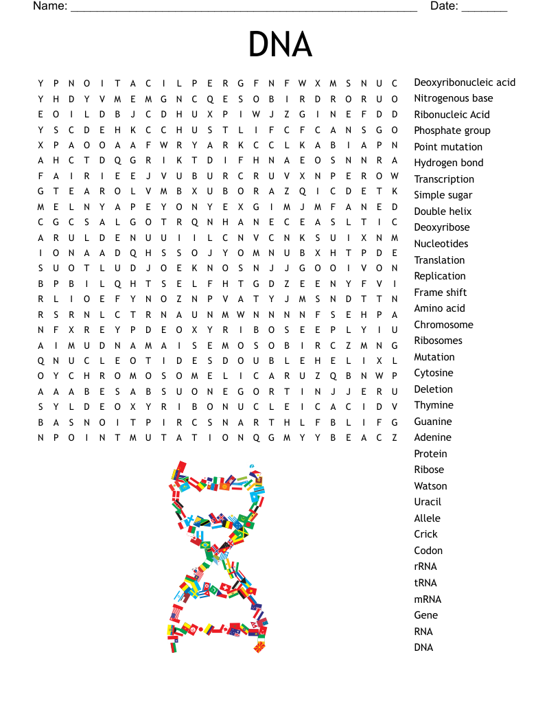 DNA Word Search