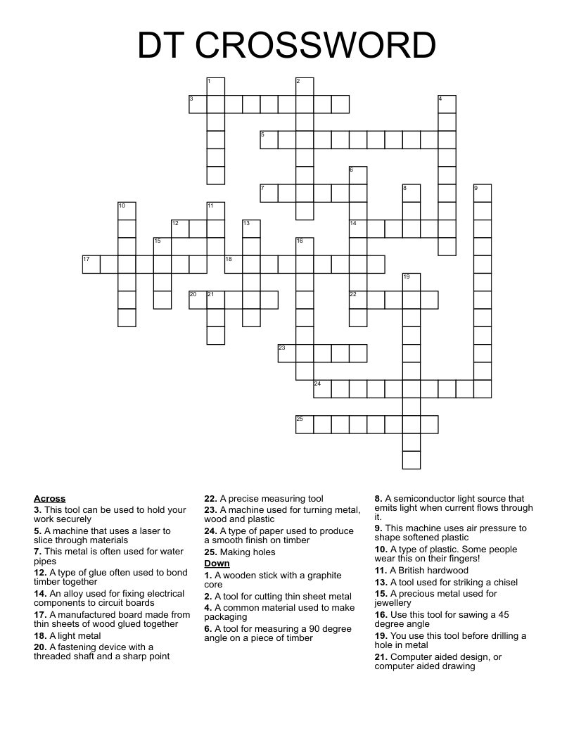 DT CROSSWORD