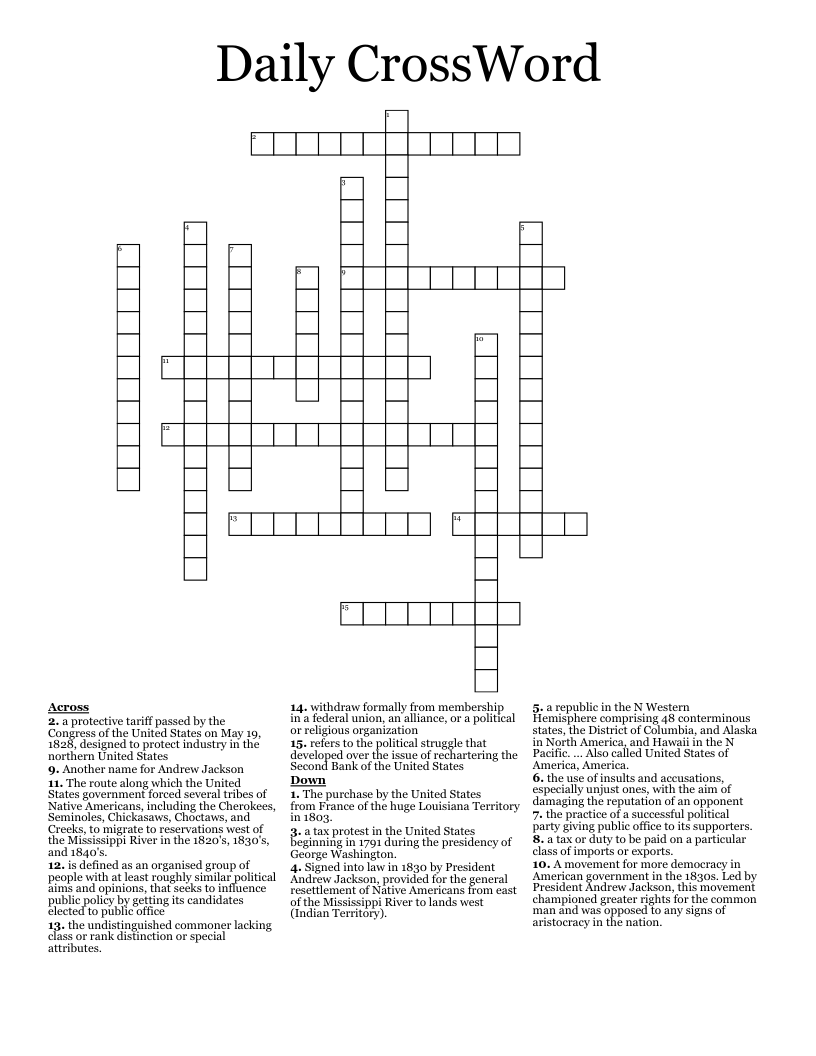Daily CrossWord