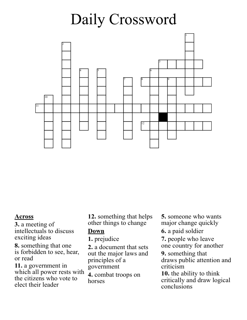 Daily Crossword
