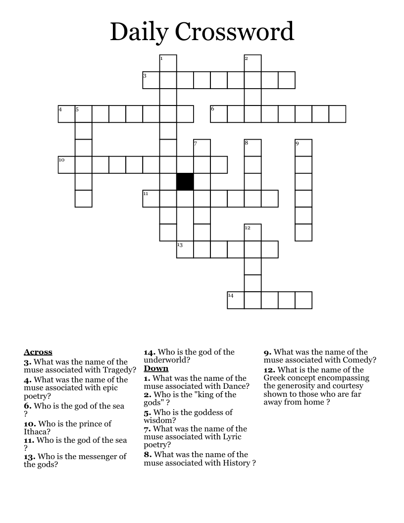 Daily Crossword