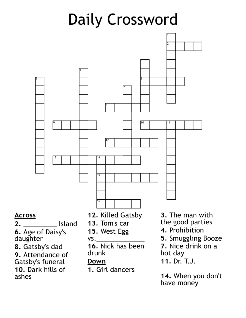 Daily Crossword