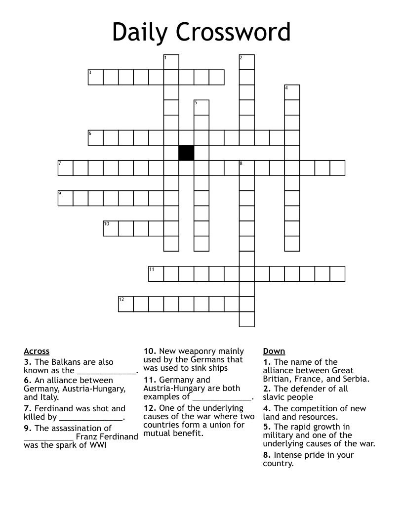 Daily Crossword