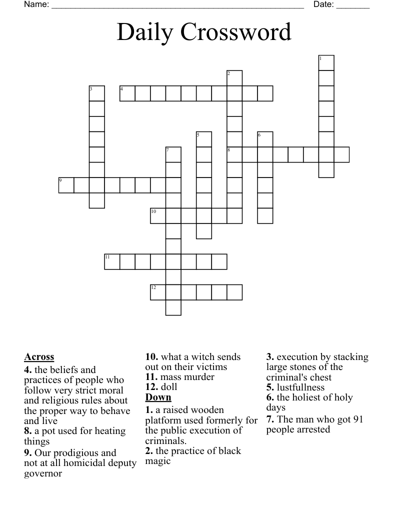 Daily Crossword