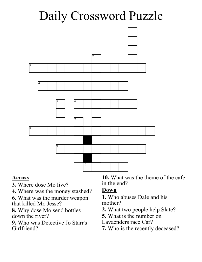 Daily Crossword Puzzle