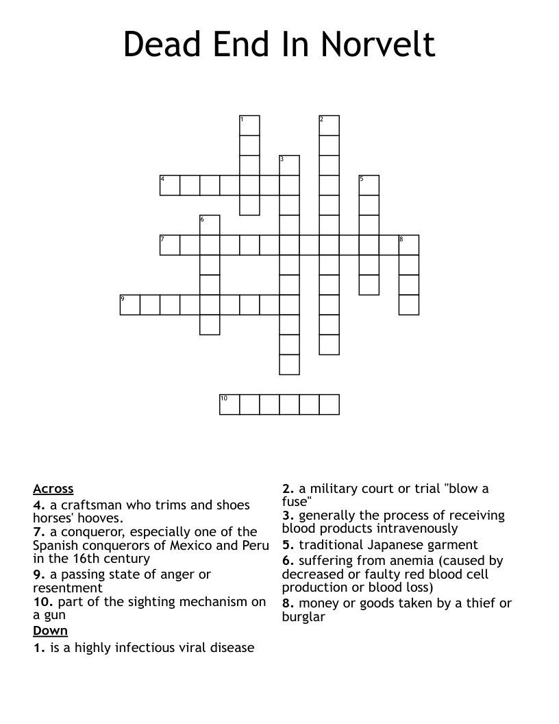 Dead End In Norvelt Crossword