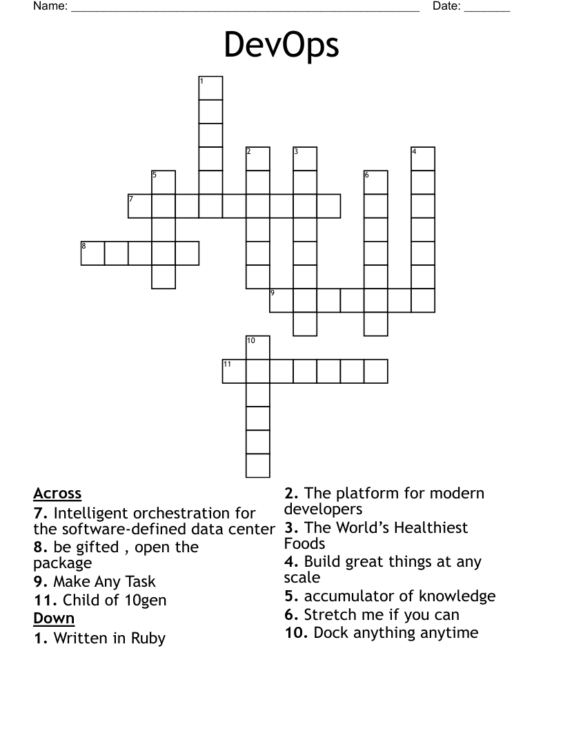 DevOps Crossword