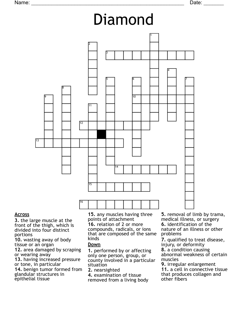 Diamond Crossword