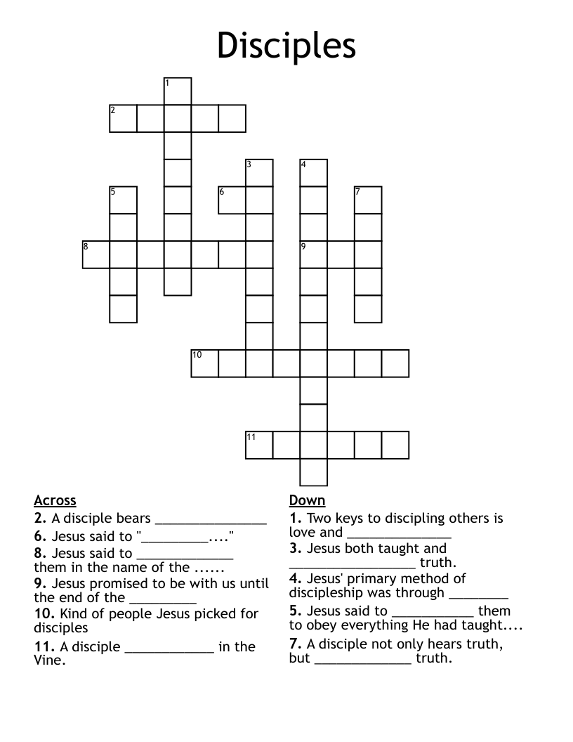 Disciples Crossword