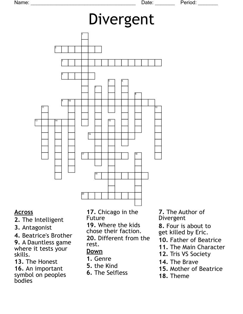 Divergent Crossword