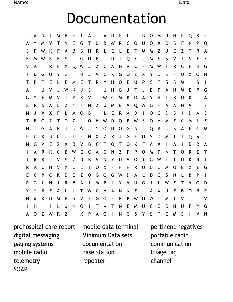 Documentation  Word Search