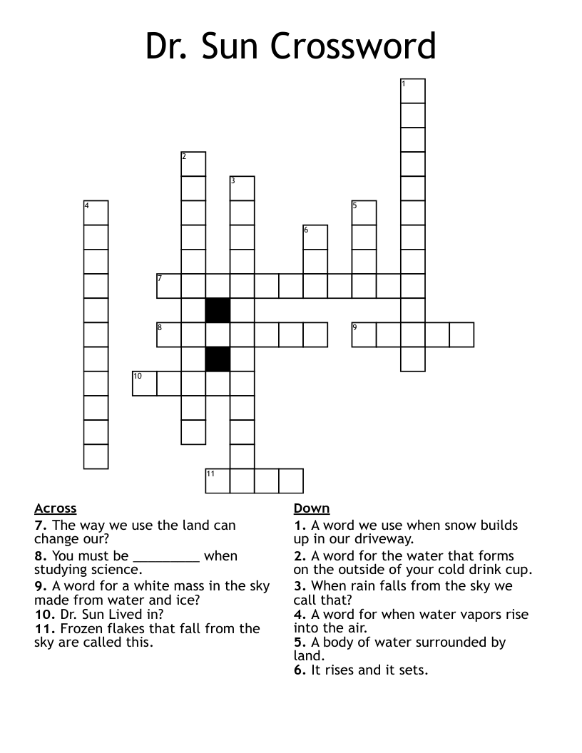 Dr. Sun Crossword