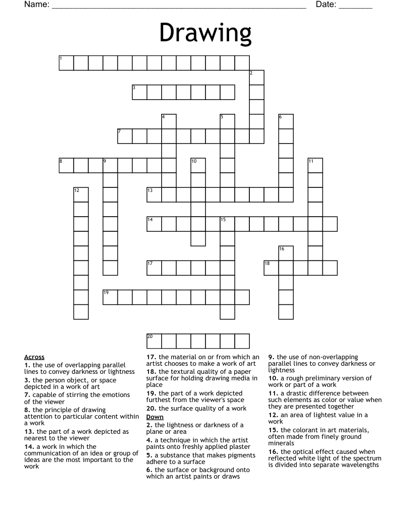 Drawing Crossword