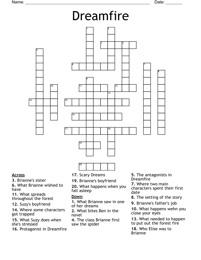 Dreamfire Crossword