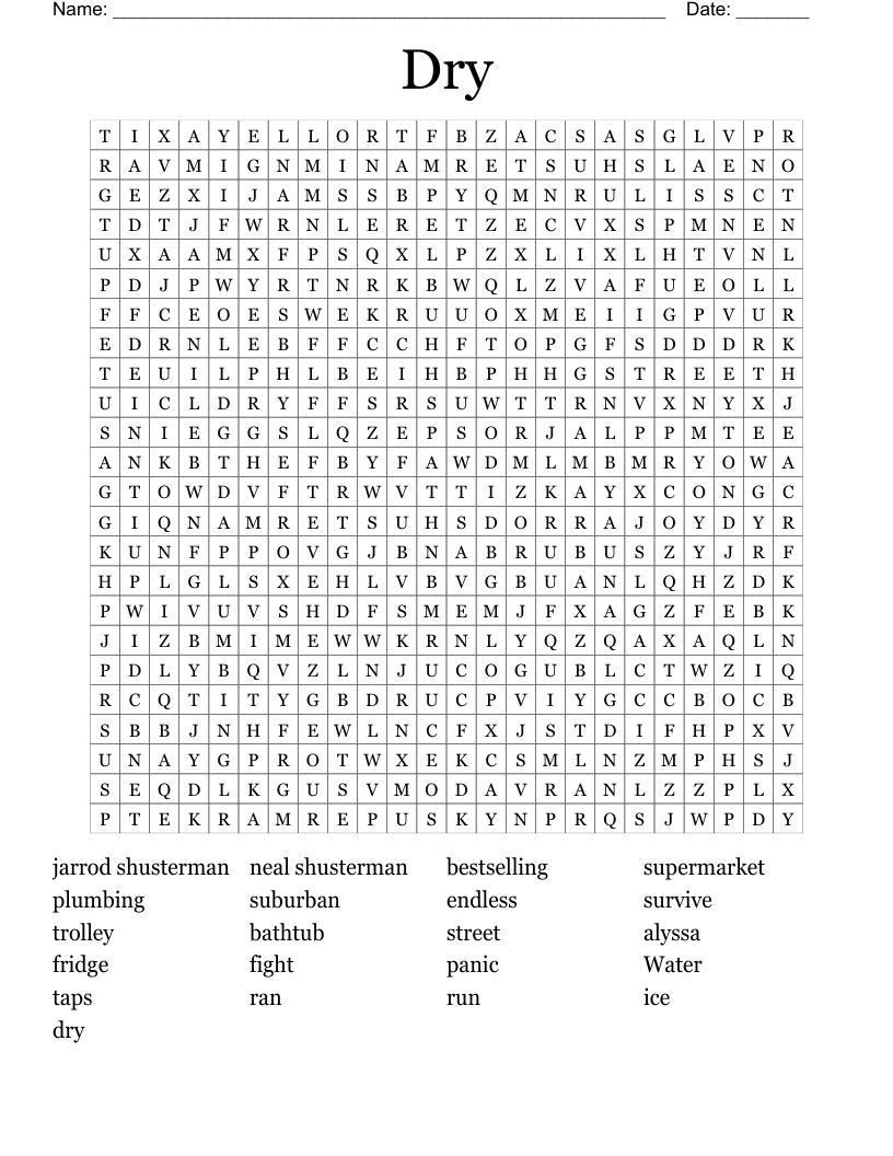 Dry Word Search