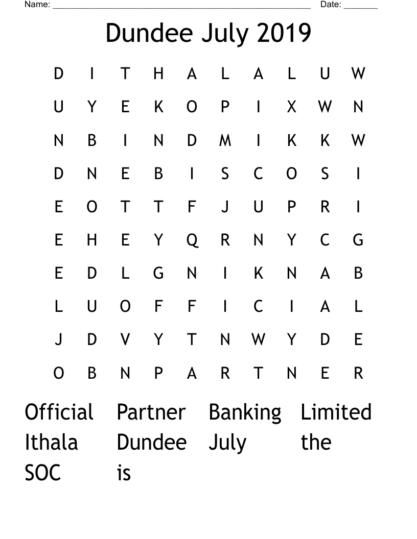 Dundee July 2019