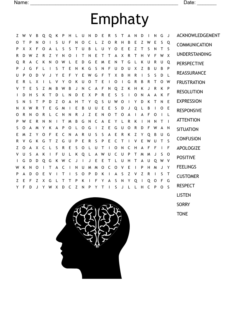 Emphaty Word Search