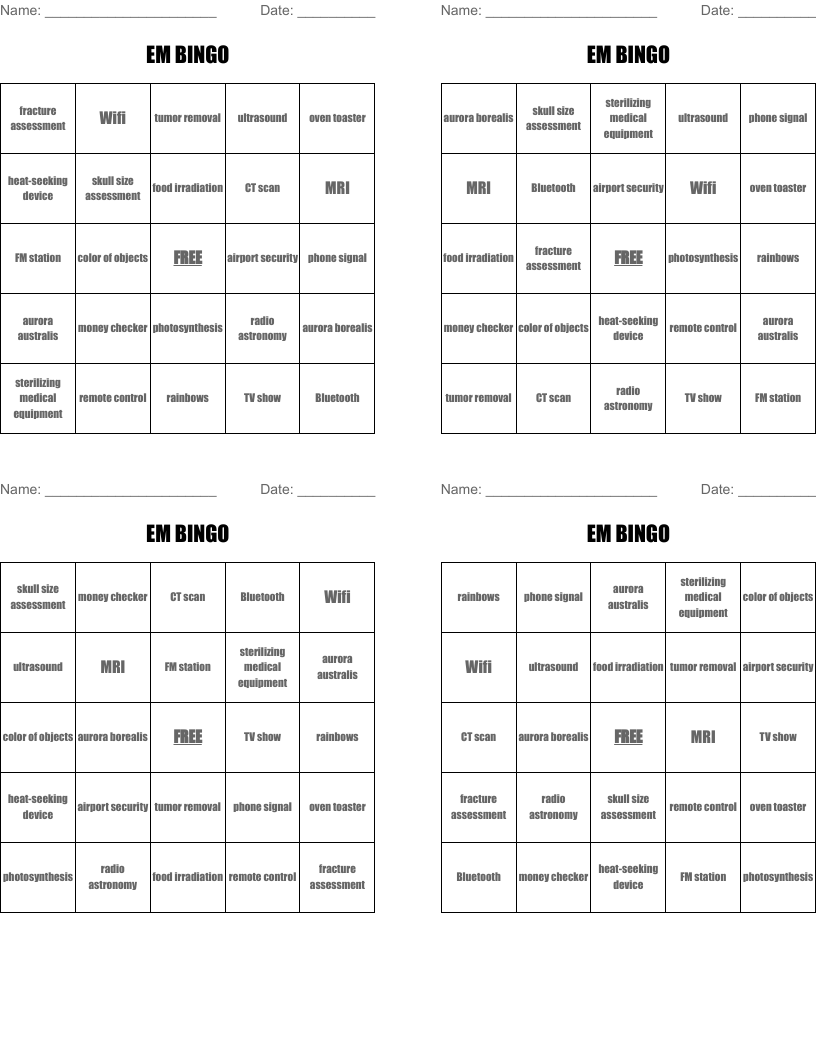 EM BINGO