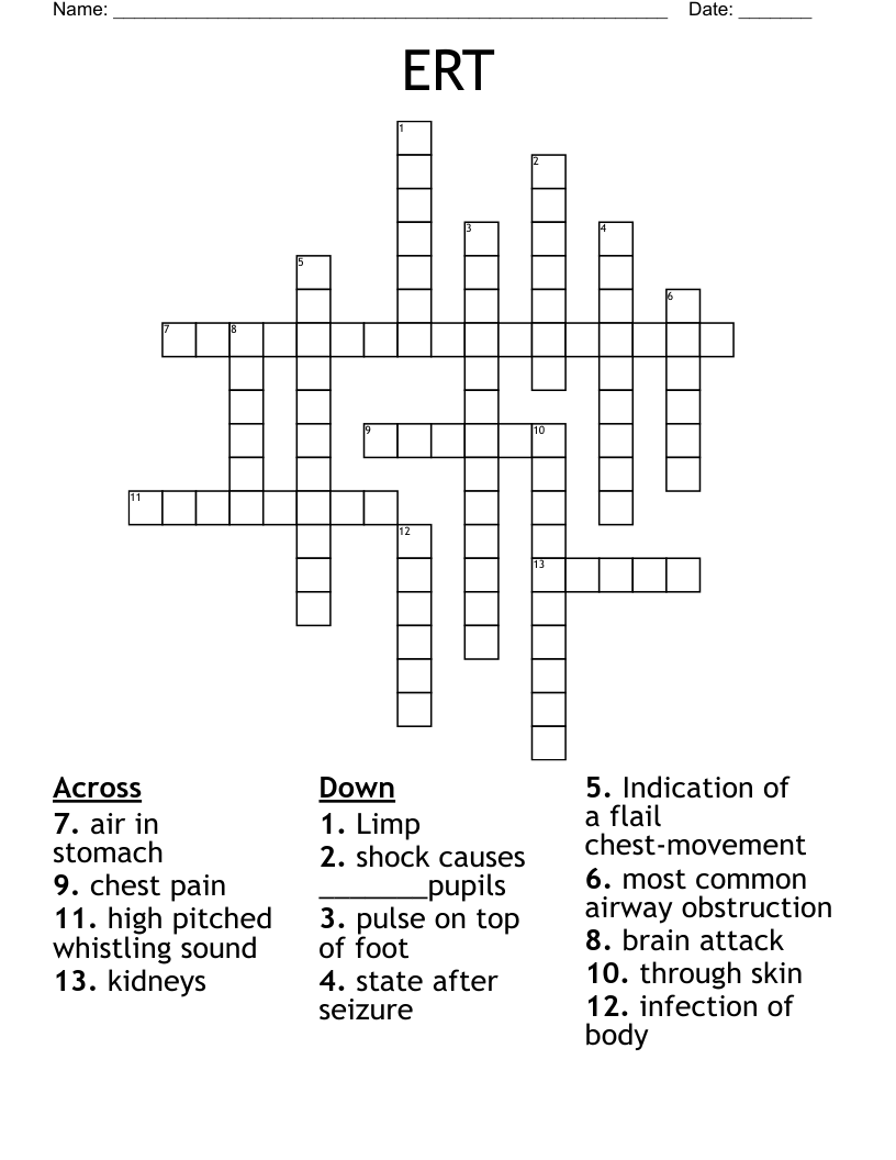 ERT  Crossword