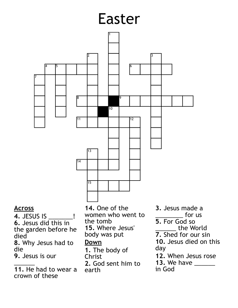 Easter Crossword