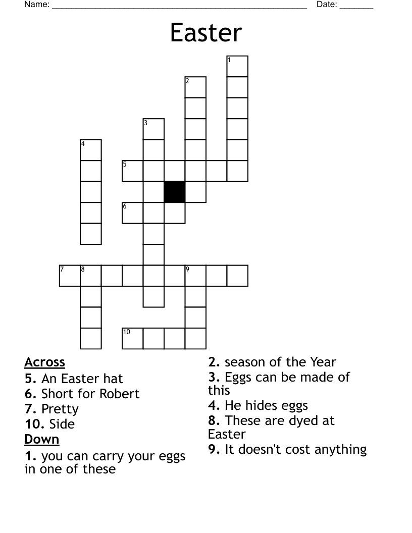 Easter Crossword