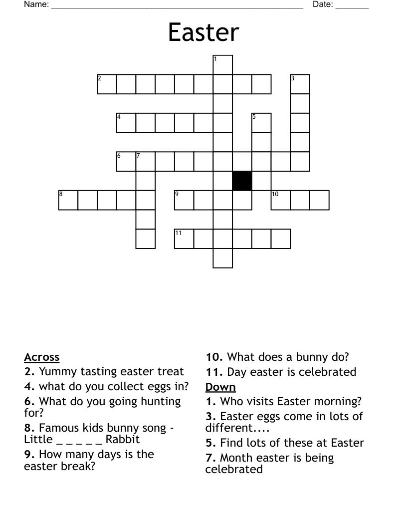 Easter Crossword