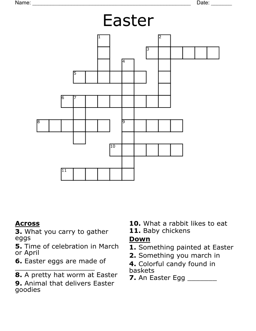 Easter Crossword