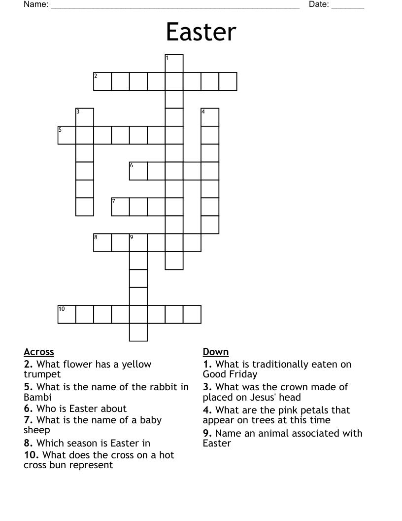 Easter Crossword