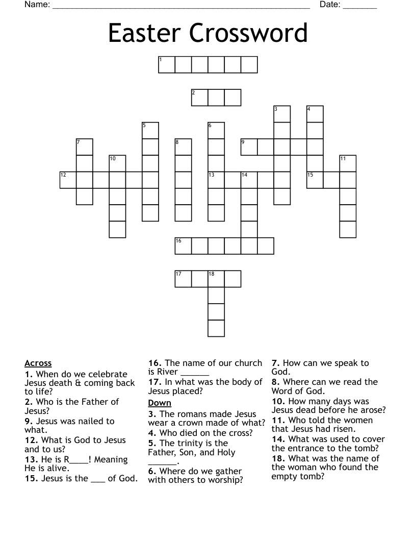 Easter Crossword