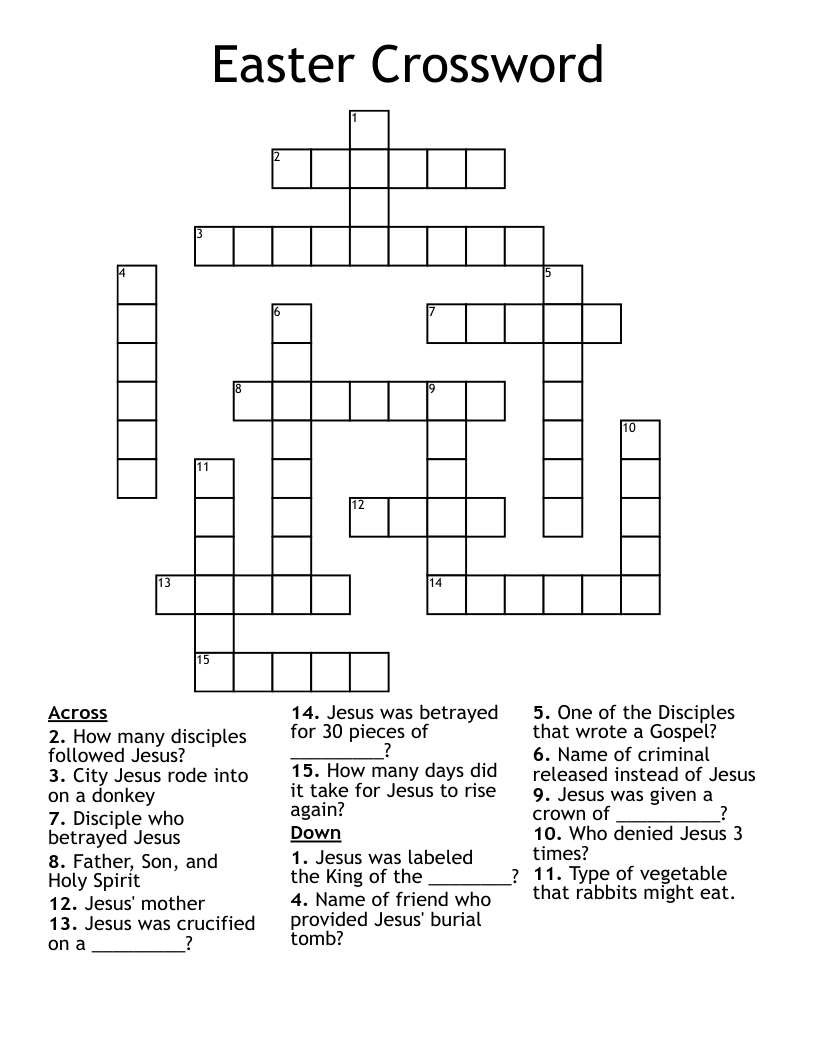 Easter Crossword