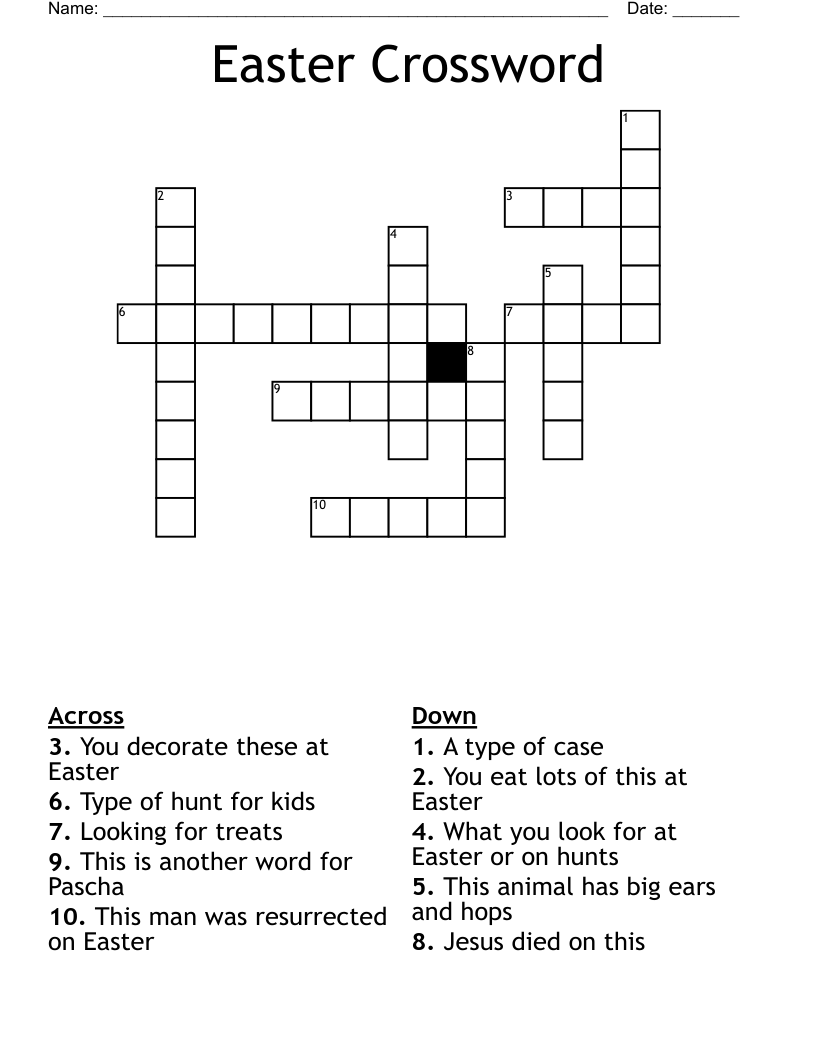 Easter Crossword