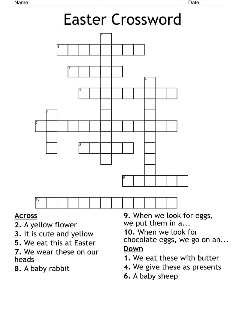 Easter Crossword