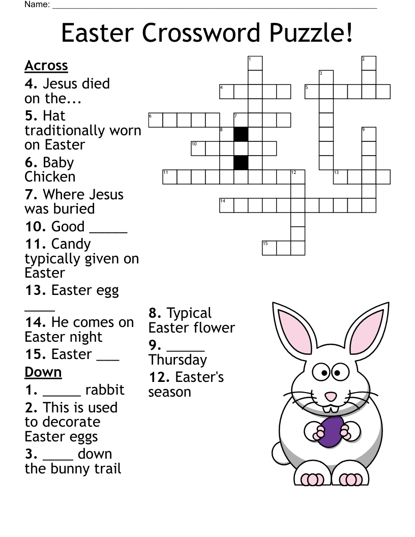 Easter Crossword Puzzle!