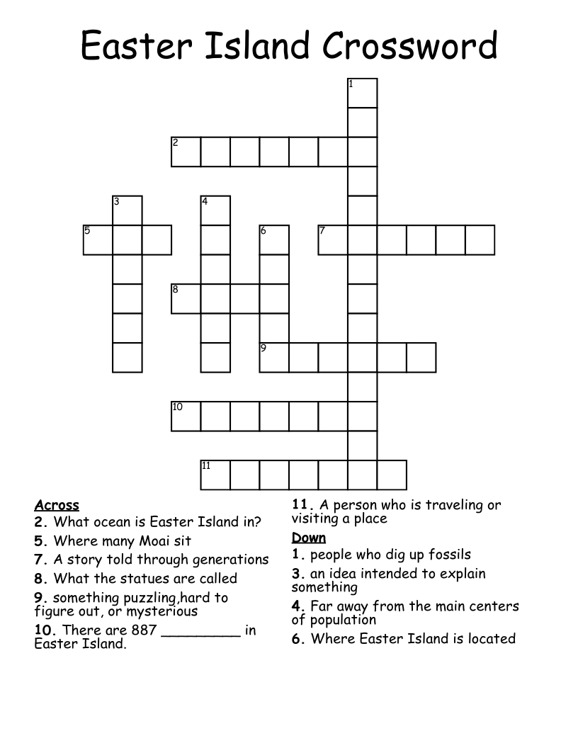 Easter Island Crossword