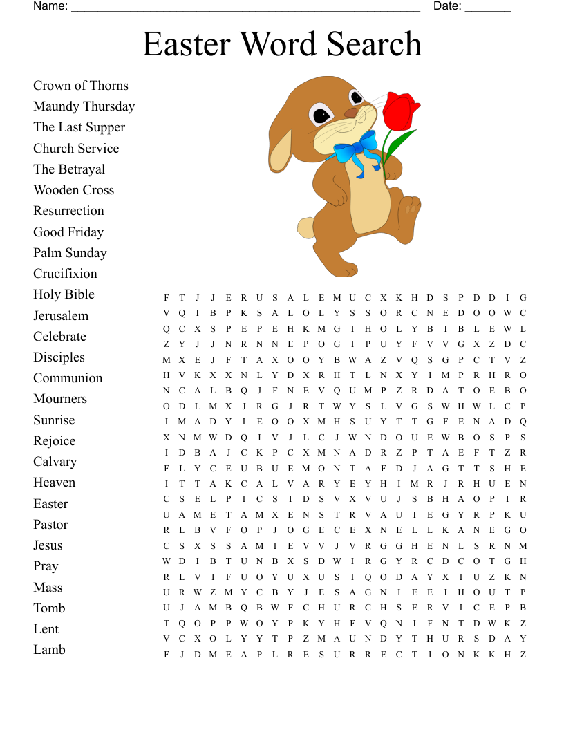 Easter Word Search