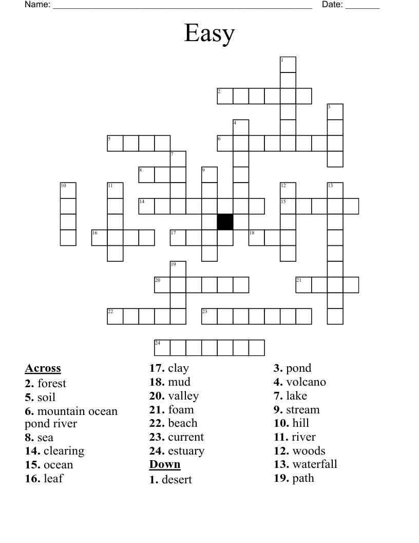 Easy Crossword