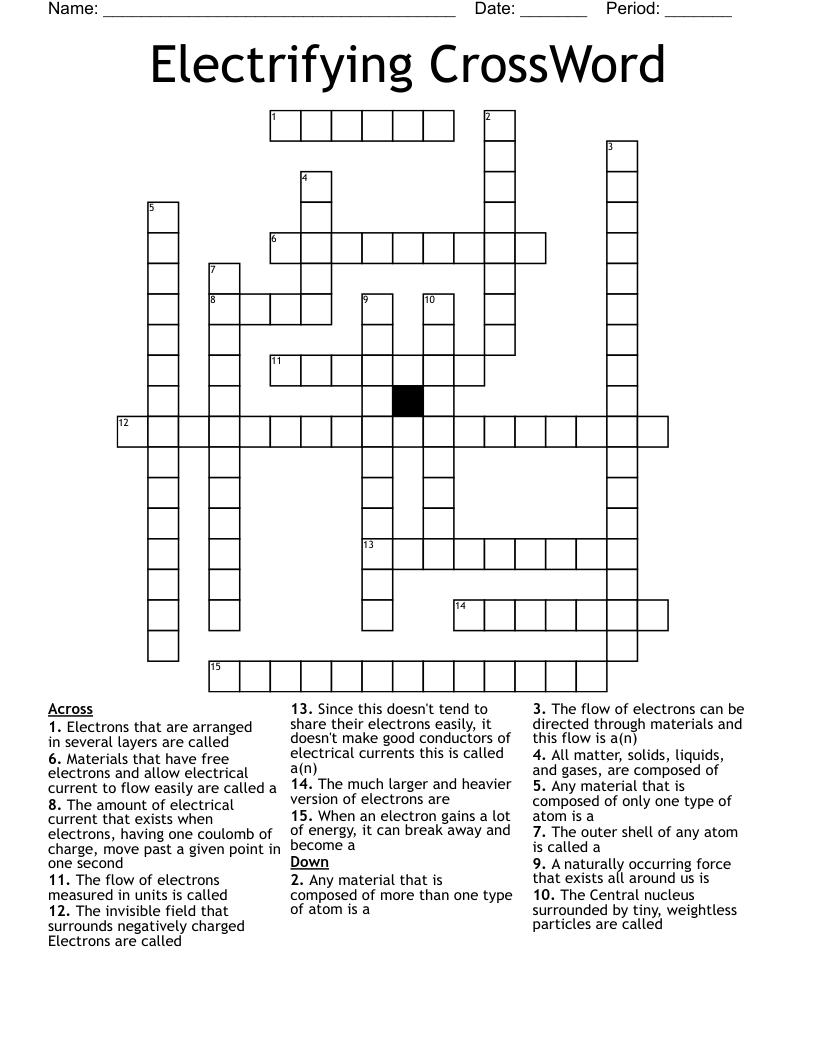 Electrifying CrossWord