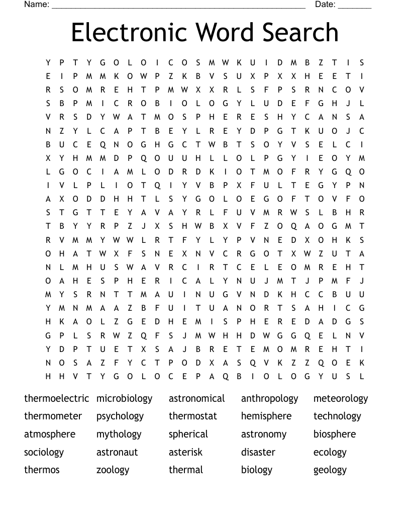 Electronic Word Search