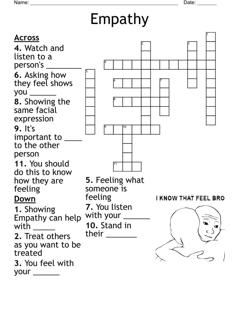 Empathy Crossword