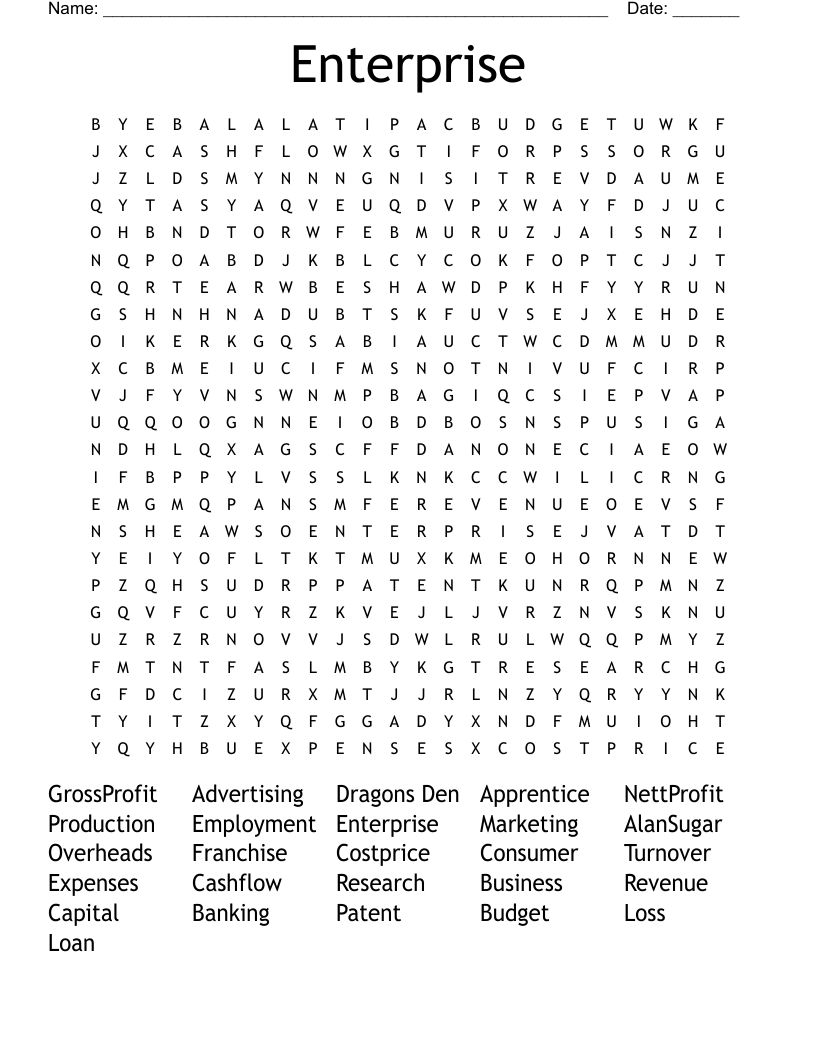 Enterprise Word Search