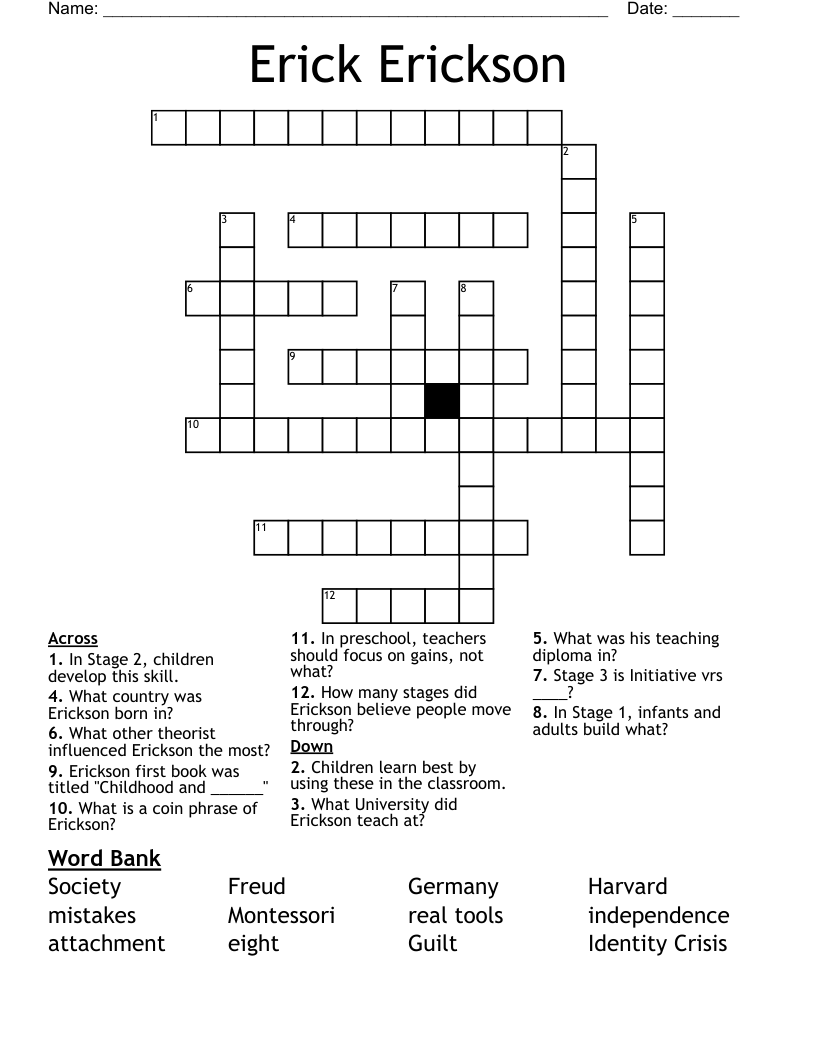 Erick Erickson Crossword